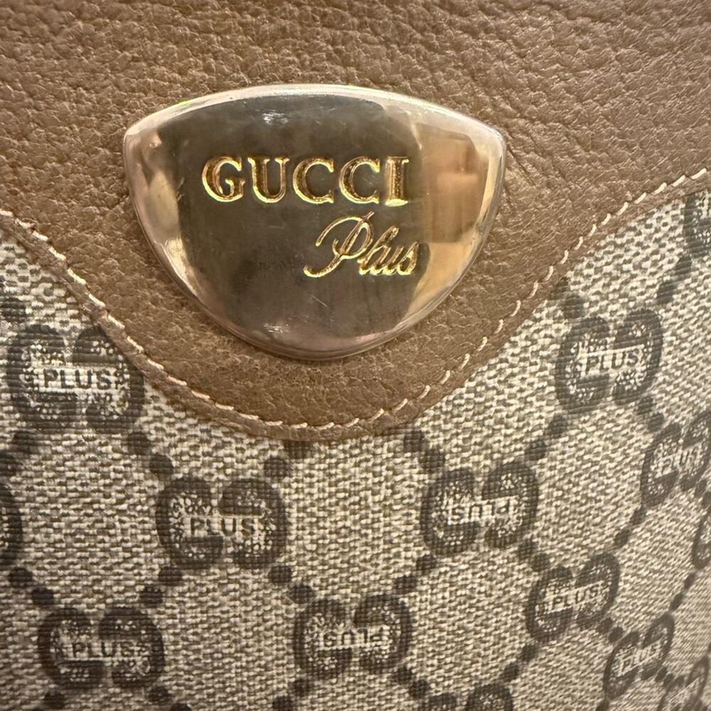 Vintage Gucci Plus Sherry line Tote & baby w/Original card & COA - Picture 2 of 16